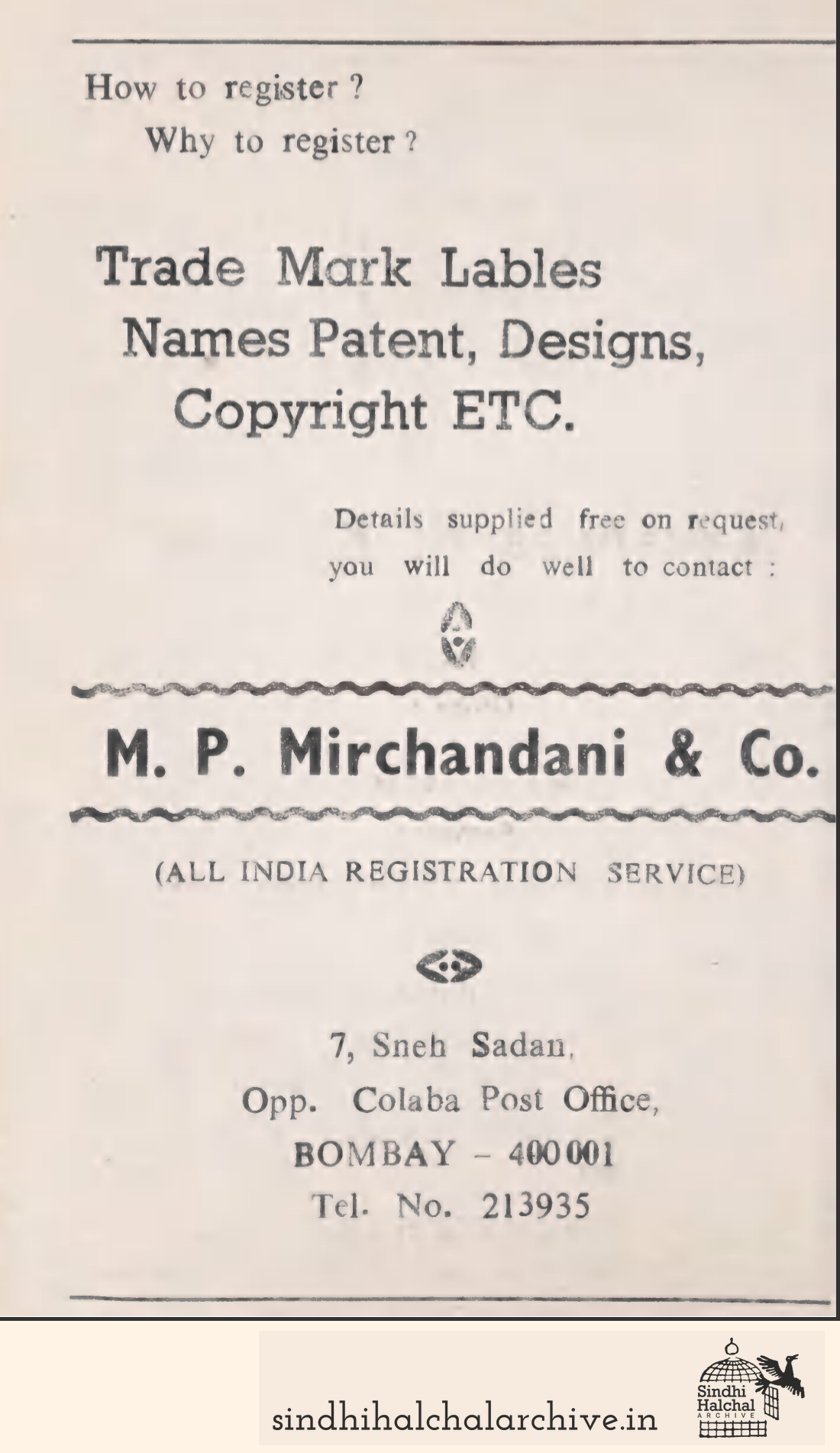 Image of AD M. P. Mirchandani & Co. (All India Registration Service)